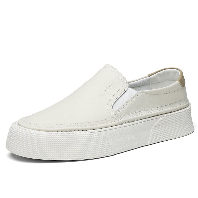 Mocassini TerraStride da uomo, autunnali, slip-on, alla moda, in morbida pelle di vacchetta, traspiranti, in stile britannico, versatili, casual, in pelle con suola spessa_voghion.com