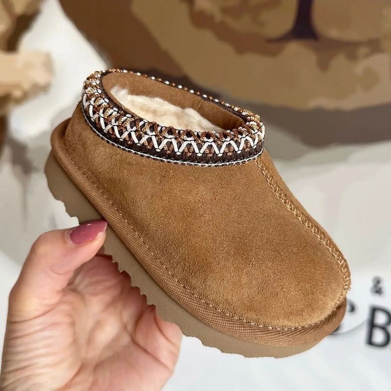 Scarpe per bambini Ragazzi Ragazze Ultra Mini Stivali invernali per bambini Piccoli Stivali da neve caldi alla caviglia morbidi e spessi in pelliccia per bambini Bassi_voghion.com