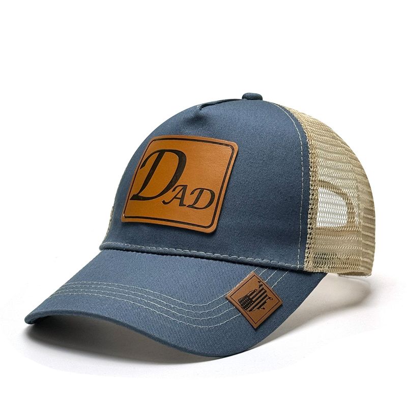 Unisex DAD printed baseball cap Outdoor landscape embroidered cap Net duck cap Curved visor visor net cap_voghion.com
