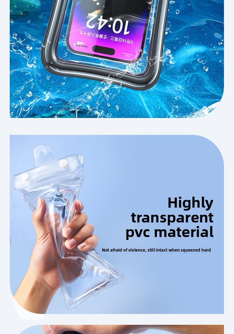 Wasserdichte Handytasche mit schwimmendem Touchscreen-Airbag, Schwimmen, Rafting, 70 % Rabatt auf gradversiegelte Tauchtasche für Fahrer_voghion.com