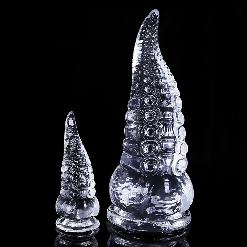 Clear Octopus Prostate Massage Tentacles Butt Plug for Women Men Transparent Anal Expansion Butplug Sex Toys_voghion.com