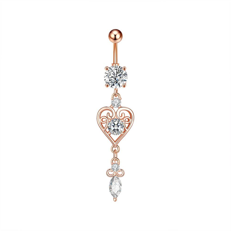 Accessori per gioielli penetranti per unghie ombelico di lusso con zirconi di lusso di design di vendita caldo per la festa_voghion.com