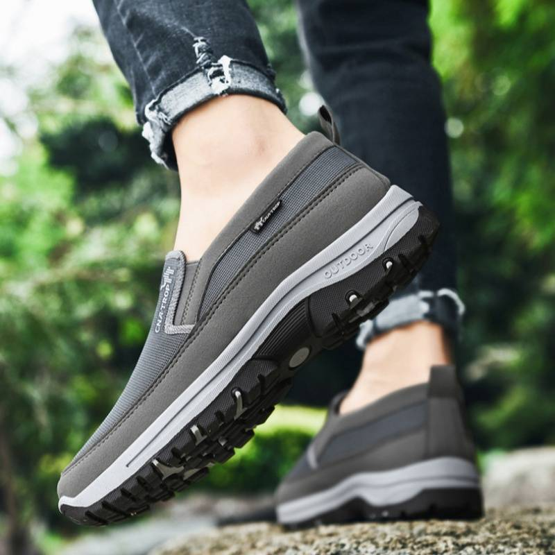 Men's non slip one foot walking shoes, large casual mesh sports shoes, soft sole_voghion.com
