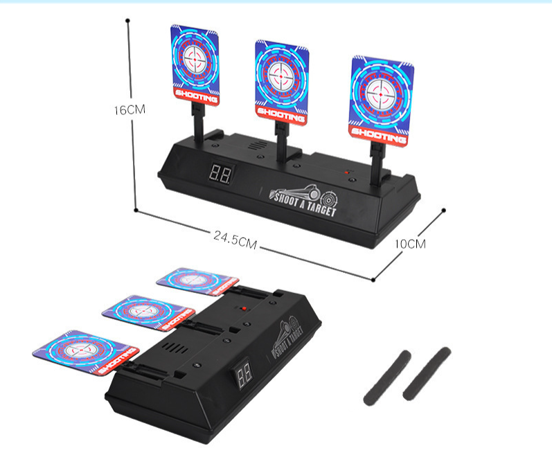 Electronic Scoring Target Mobile Shooting Training Electric Soft Bullet Gun Toy Target Battle Practice Target Automatic Reset_voghion.com