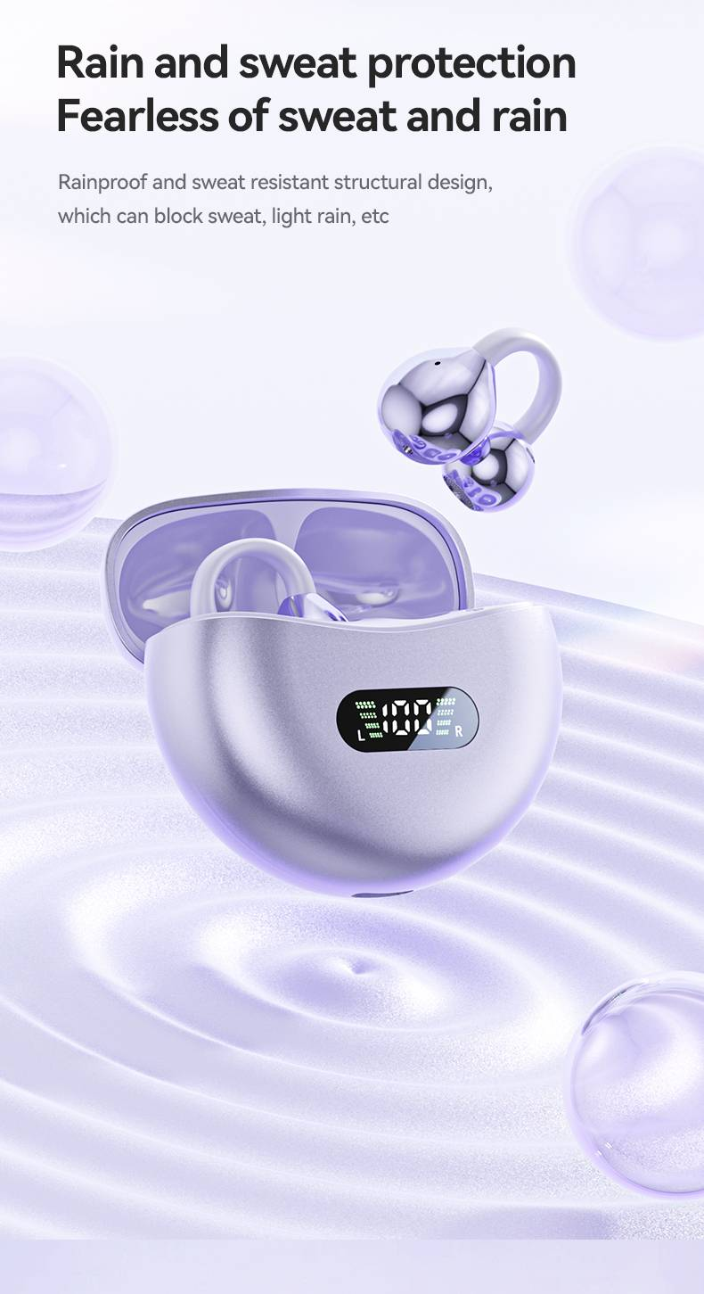 M79 New Bluetooth Earphone Clip On Noise Reduction, Waterproof, High Sound Quality, Bone Conduction True Wireless_voghion.com