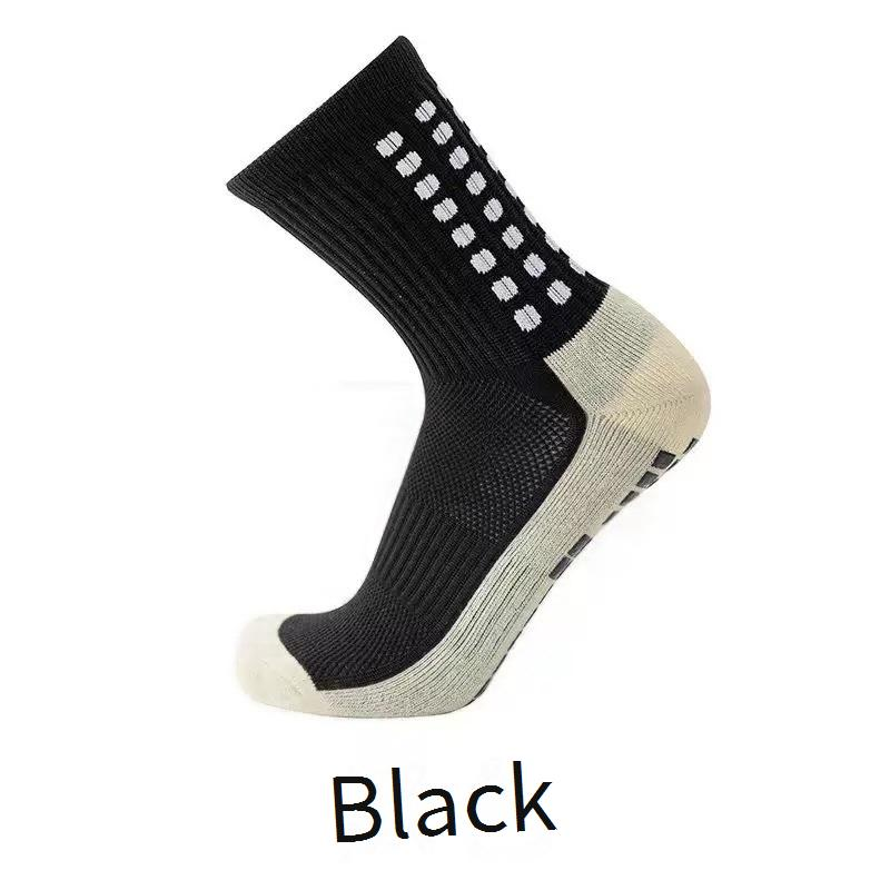 Calzini da uomo, calzini da calcio, calzini con fondo in spugna, calzini sportivi da uomo e da donna, calzini in cotone a tubo alto elastico, calzini da calcio antiscivolo a pois_voghion.com
