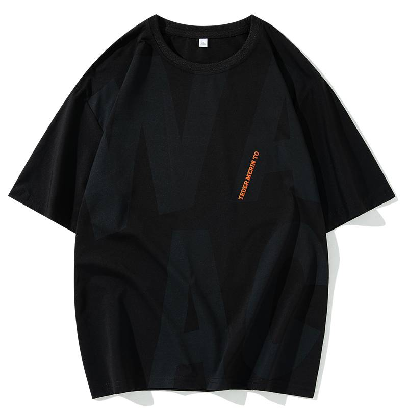 Summer Trendy Short-sleeved T-shirt, Round-neck Short-sleeved Base Layer Shirt, Youth Top_voghion.com