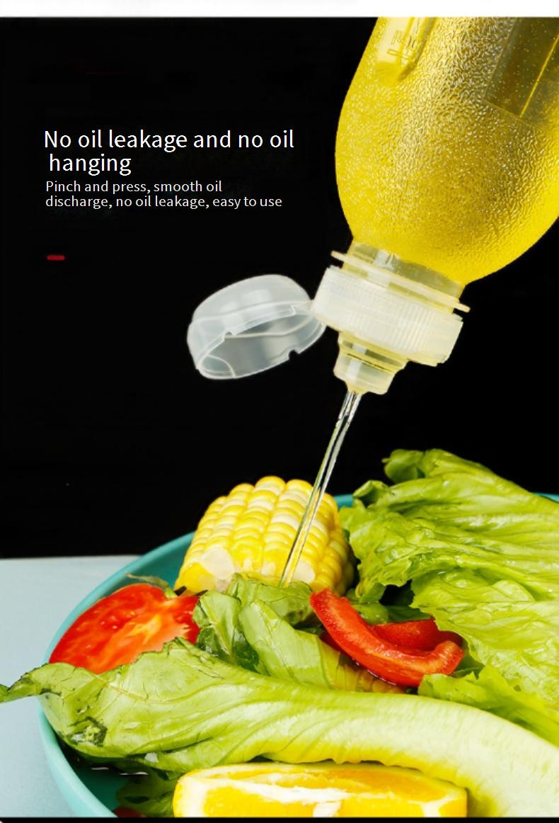 Oil Dispenser - Squeeze Bottle With Narrow Spout For Kitchen Use (Heat-Resistant Portion Control 500ml Capacity BPA-Free)_voghion.com