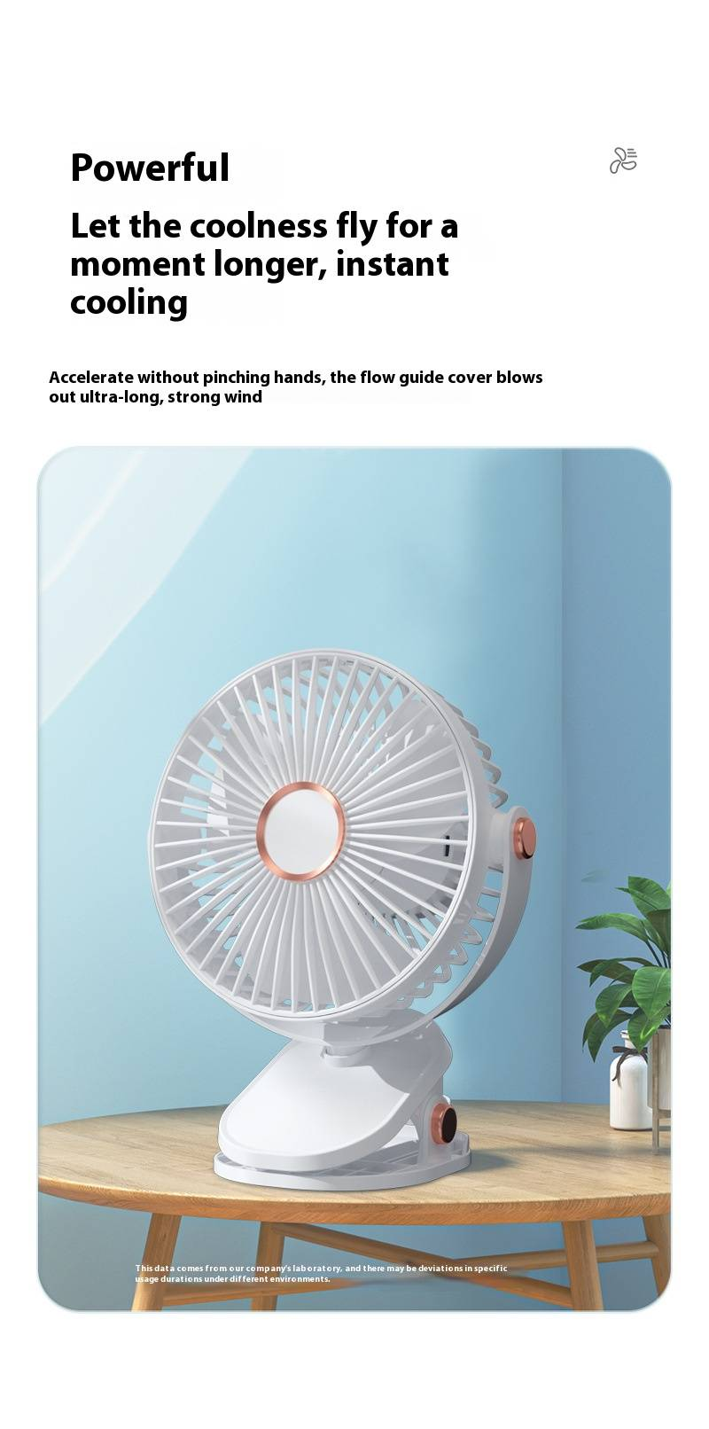 USB Rechargeable Clip Fan - Quiet Mini Fan For Dorm, Outdoor & Stroller, Portable Personal Cooling Fan_voghion.com
