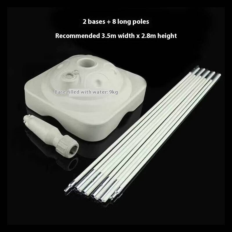 Kit arco nuziale regolabile con base riempita d'acqua - Decorazione per feste pieghevole e smontabile per matrimoni, grandi inaugurazioni e celebrazioni_voghion.com