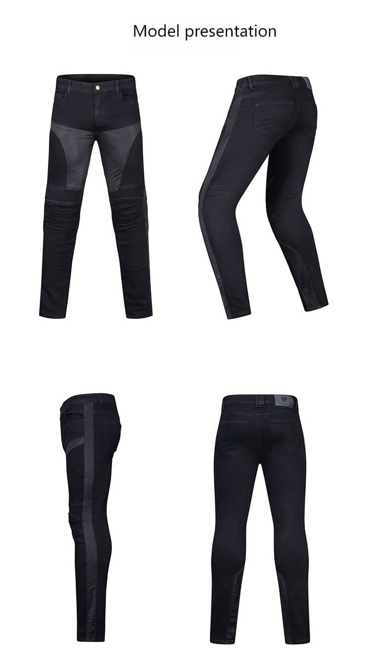 Sommer-Motorradjeans – Atmungsaktive Motorradhose mit Mesh-Futter für Männer und Frauen – Slim Fit mit optionaler Protektoren (CE-zertifiziert)_voghion.com