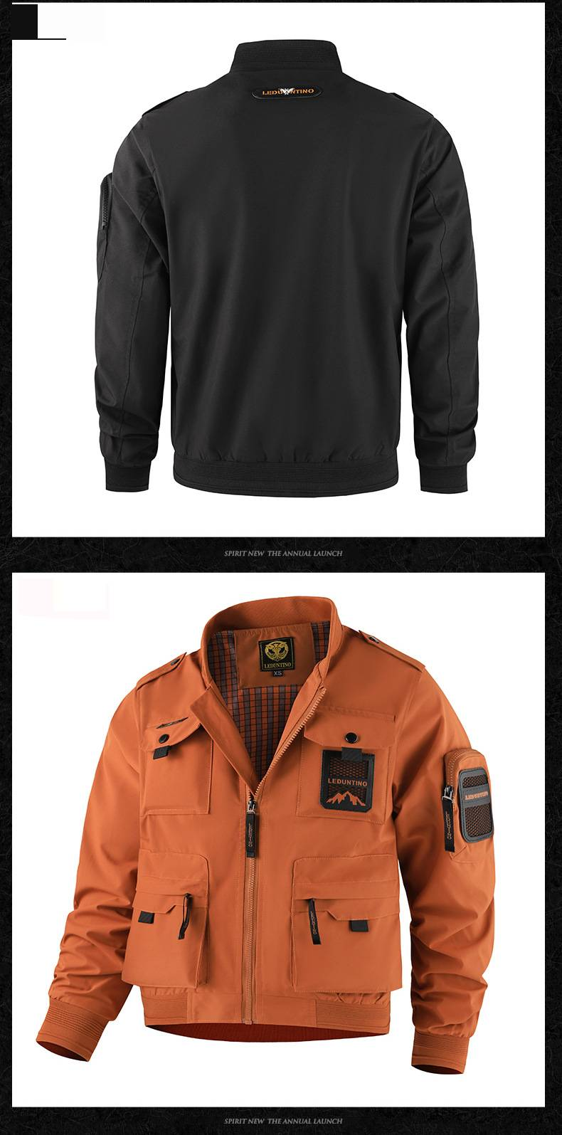 Wasserdichte Arbeitsjacke für Herren mit mehreren Taschen – Leichte Outdoor-Windjacke für Reisen und Freizeit (XS-XXXL)_voghion.com