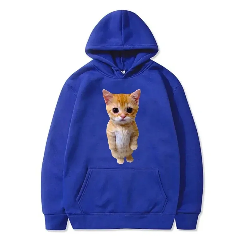 Fun Cat-printed Casual Sportswear Hoodies And Hoods For Harajuku Men's Casual Fashion Tops In The Autumn Of 2025_voghion.com