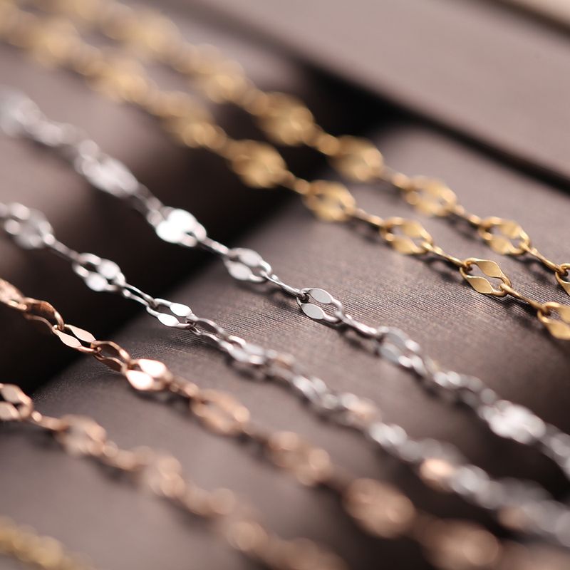 2025 New Arrivals Stainless Steel Gold Chain Necklace for Women Long Choker Men Collar Neck Lace Diy Pendant Sier Color Cord Lobster Clasp_voghion.com