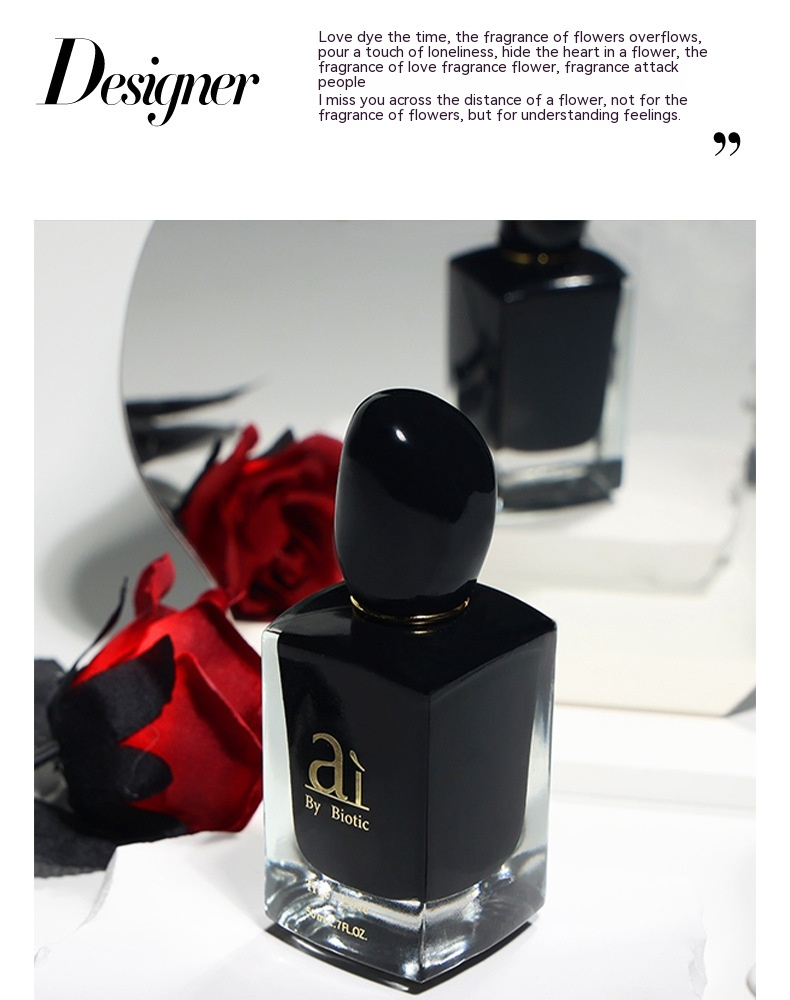 Nuovo profumo popolare Black Beloved 50 ml Eau De Toilette da donna Fragranza di fiori e frutta Profumo con fragranza duratura_voghion.com