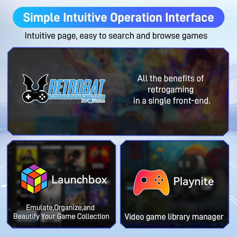 Hyper Base MIX 6T Gaming HDD Retrobat&Playnite&Launchbox For PS5/PS4/PS3/XBOX/Switch/DC Emulators 65000+AAA/3D/Retro_voghion.com