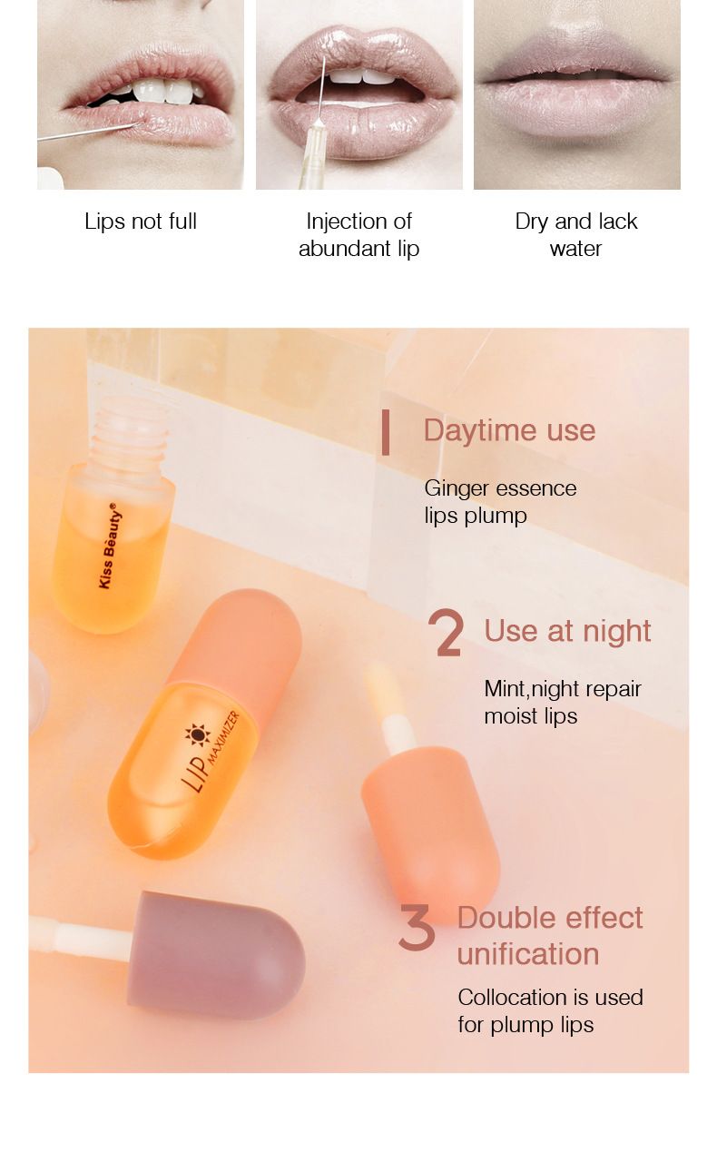 Kissbeauty Oil Moisturizing Elasticity Large Mouth Nourishing Set Lip Plumper_voghion.com