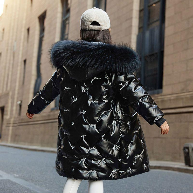 Mittellange Kinderkleidung für Mädchen aus Daunenbaumwolle für Kinder, neue westliche Winterjacke 2023, hell_voghion.com