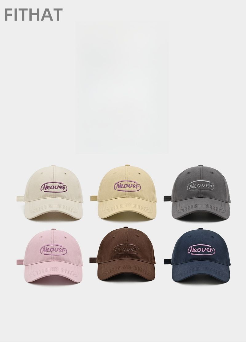 Hardtop-Baseballkappe für Damen, tiefe Kappe mit breiter Krempe für Herren, graue Sommermütze, damit Ihr Gesicht kleiner aussieht_voghion.com