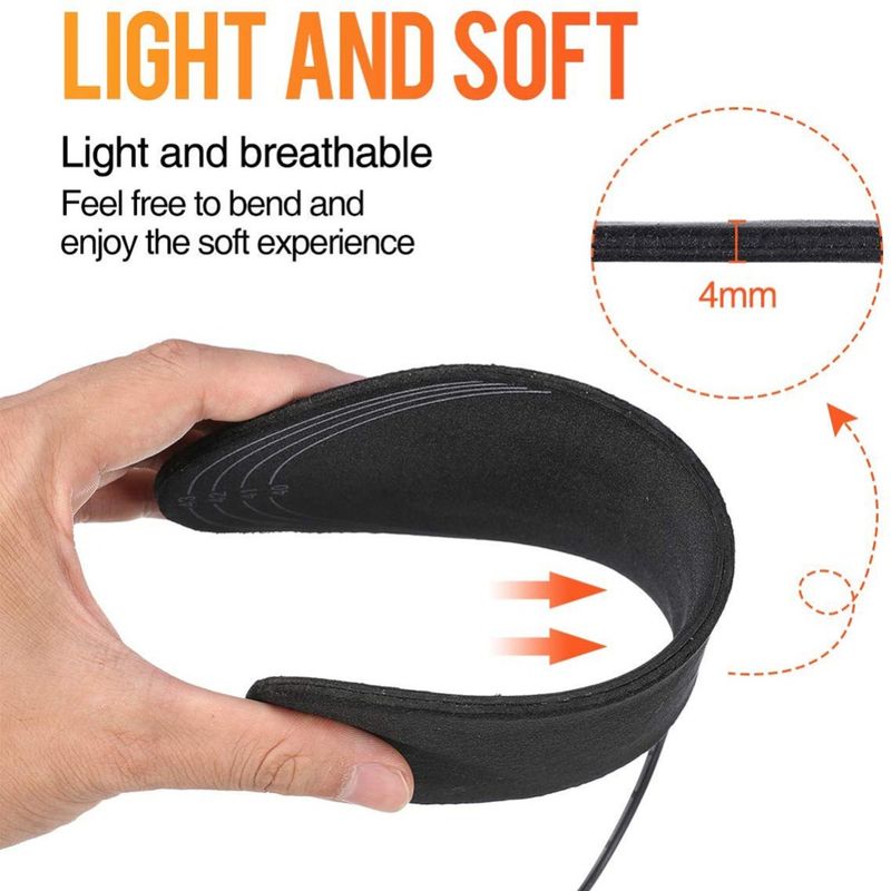 USB Heated Shoe Insoles Feet Warm Sock Pad Mat Electrically Heating Insoles Washable Warm Thermal Insoles Unisex WJ014 Insoles_voghion.com
