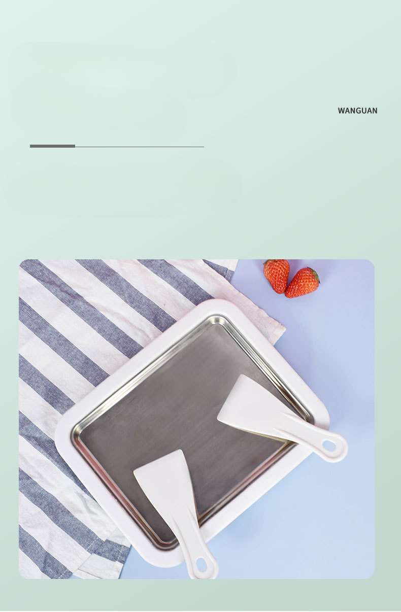 Nova casa iogurte verão mini pequena máquina de creme infantil aço inoxidável placa de gelo frito_voghion.com
