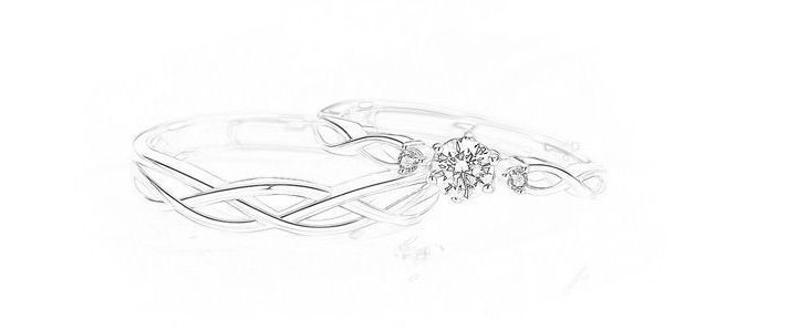 Eternal Love Ins999 Sterling Silver Elegant Niche Design Versatile Ring Couple Style Pair Valentine's Day Gift For_voghion.com