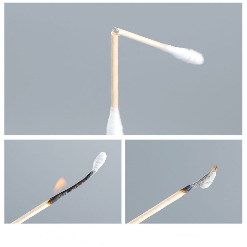 1 Box of double round tip cotton swabs Disposable cotton swabs Ear swabs Baby swabs Makeup remover Clean swabs Cotton swabs_voghion.com