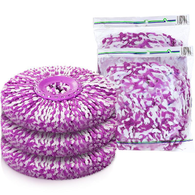 Replacement Spin Mop Head - Universal Fit For Most Rotating Mops Microfiber Cleaning Pad With 360° Rotation (2-Pack)_voghion.com