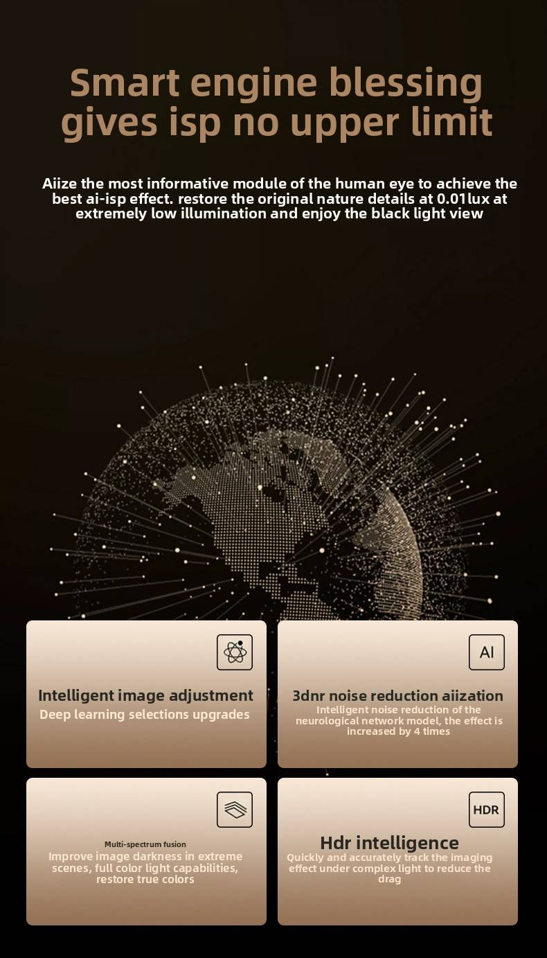 Solar Security Camera Low Power Consumption Starlight Night Vision Wireless Home Monitoring With Mobile Remote Viewing (AI Motion Detection)_voghion.com