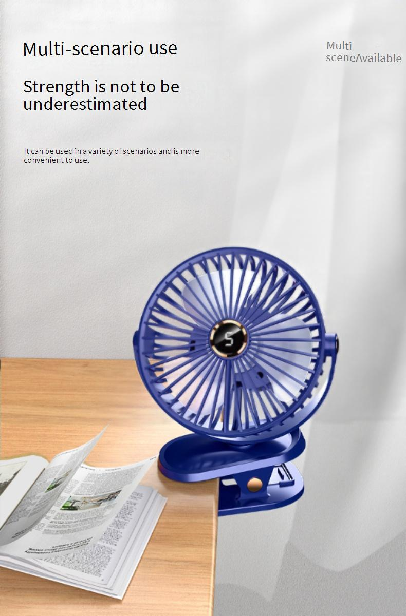 6 Inch USB Desk Fan - Dual Power (AC/USB) Quiet Office Fan (3 Speed Settings Adjustable Tilt ≤35dB Silent Mode)_voghion.com