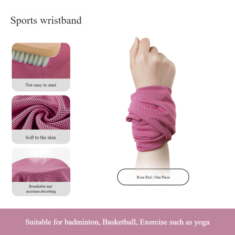 Asciugamano sportivo rinfrescante - Polsino antisudore ad asciugatura rapida per corsa, palestra e attività all'aperto - Leggero e assorbente - Design unisex_voghion.com