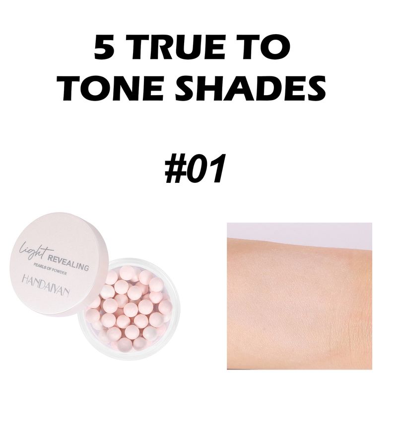 HANDAIYAN 5-Color Setting Powder Balls - Highlight & Contour, Pearlescent, Oil-Control, Long-Lasting_voghion.com