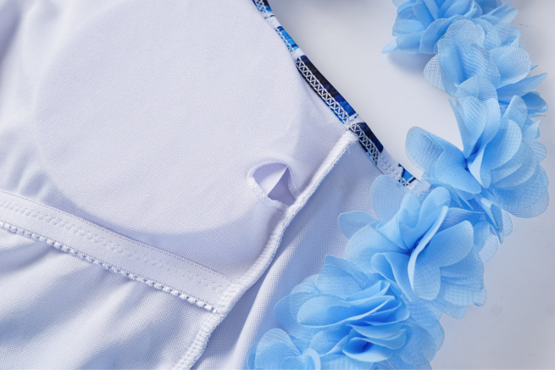 Conjunto de traje de baño de una pieza con estilo para vacaciones en la playa para mujer_voghion.com