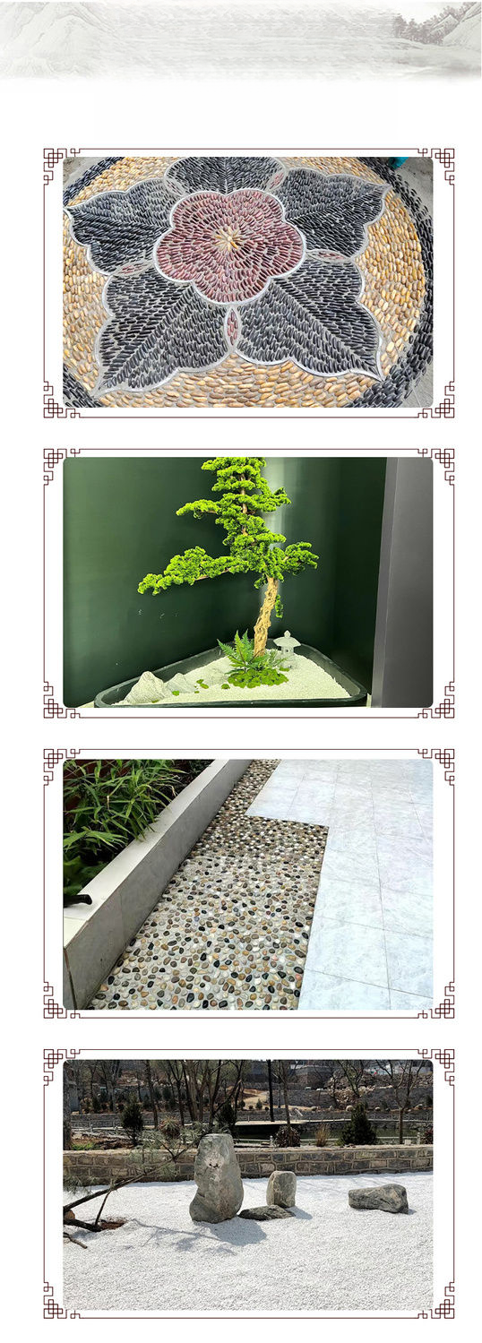 Ciottoli colorati di qualità premium per l'architettura del giardino, il cortile, la decorazione del balcone, la pavimentazione del sentiero, l'acquario e_voghion.com