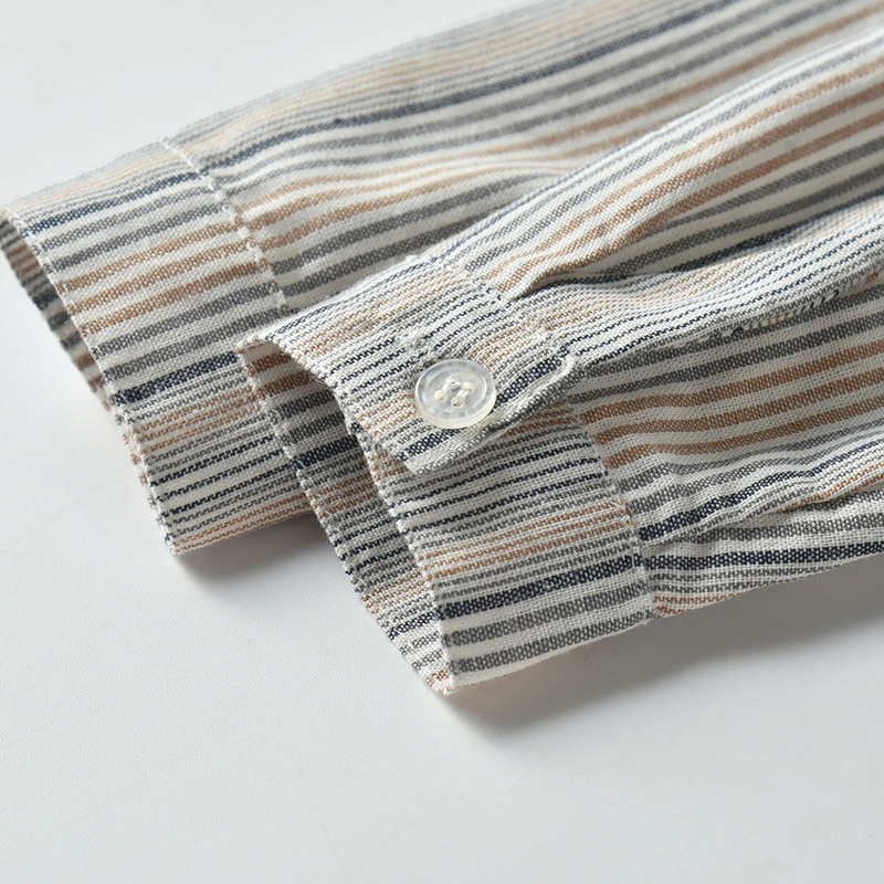 Abbigliamento per bambini Completo da ragazzo, camicia a righe e pantaloni lunghi per ragazzi_voghion.com