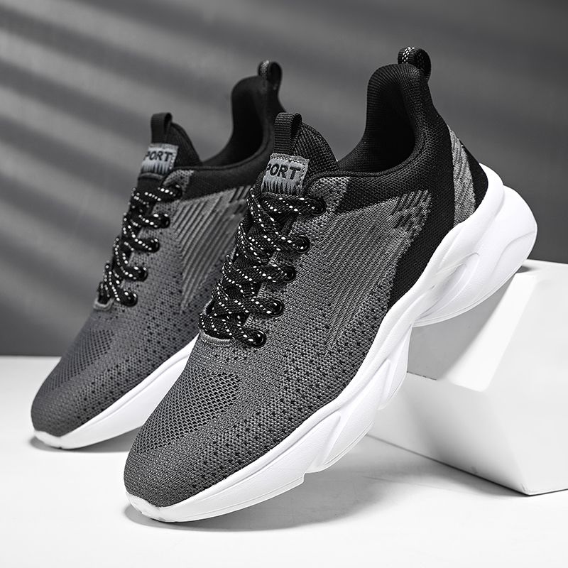 MAEDEF Baskets en maille pour hommes, chaussures de course légères et respirantes, confortables, tendance, décontractées, pour la gym et la marche, vulcanisées_voghion.com