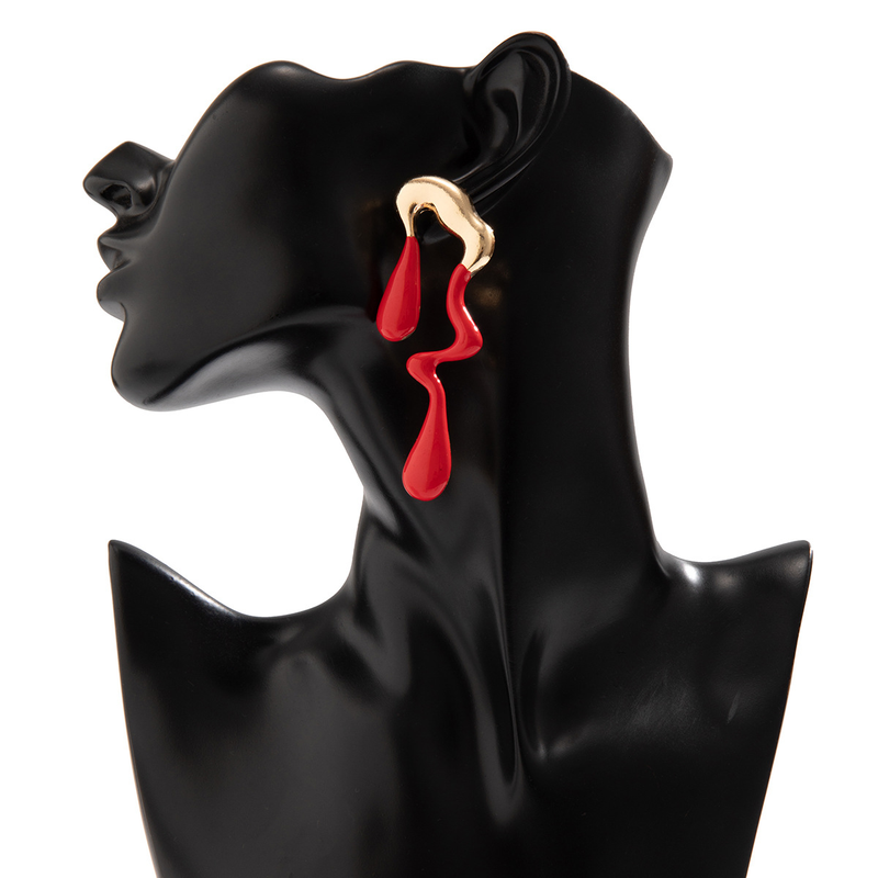 Boucles d'oreilles géométriques pour femmes et filles, grande mode, goutte d'eau irrégulière, minimalisme, boucles d'oreilles modernes en métal, boucles d'oreilles hypoallergéniques, bijoux tendance, cadeaux_voghion.com