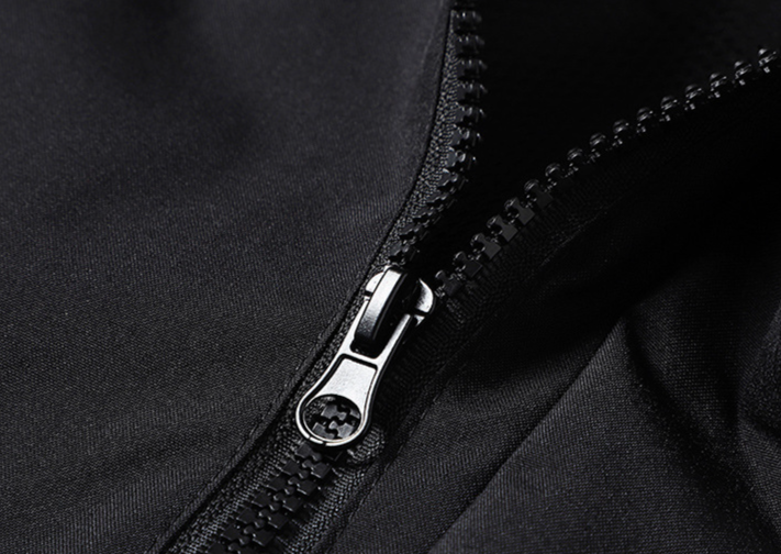 Jaqueta masculina com bloqueio de cores para atividades ao ar livre, jaqueta fina com capuz, à prova d'água e à prova de vento, jaqueta quente_voghion.com