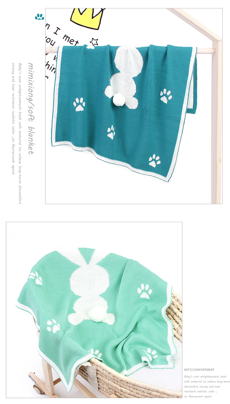 Mother&Kids Baby cartoon stereoscopic rabbit blanket Cover blanket Baby blanket_voghion.com