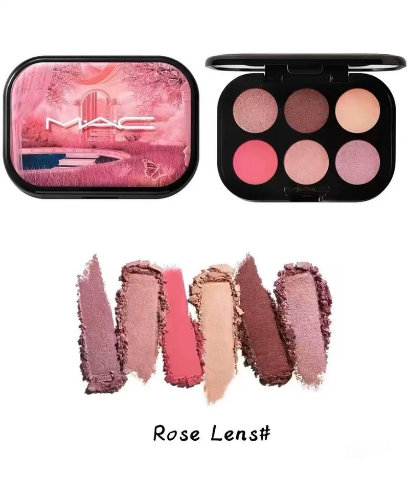 M.A.C CONNECT IN COLOUR, PALETTE DI OMBRETTI/ PALETTE FARD A PAUPIERES X6, PESO TOTALE PESO NETTO..22 02./6.25 g_voghion.com