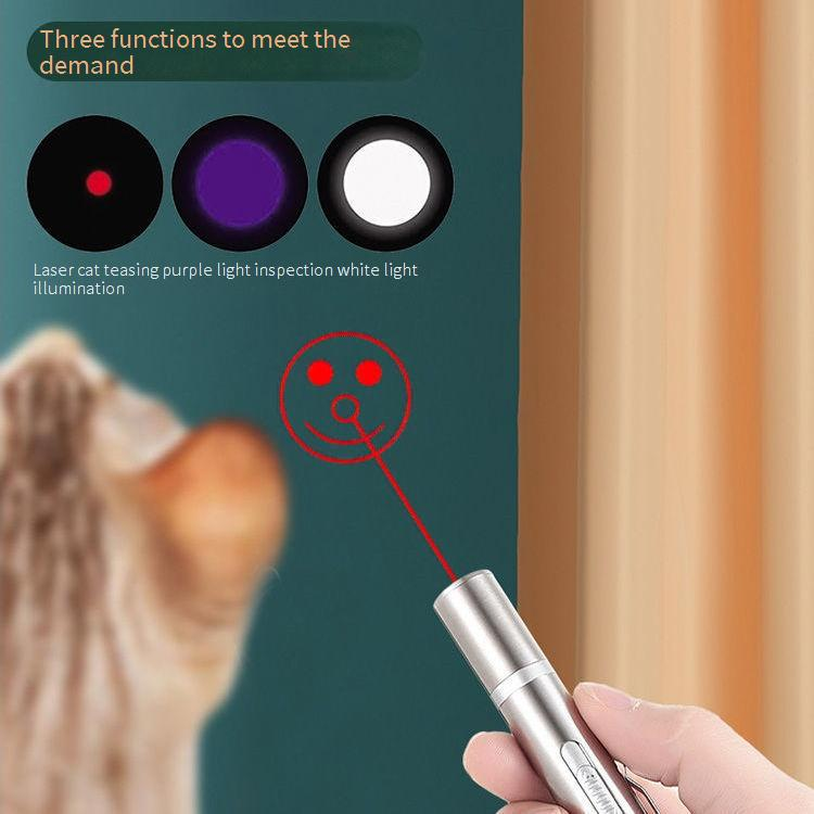 Cat Toy Catstick Laser Pointer Infrared Charging Laser Pointer Undulator Pet Products_voghion.com