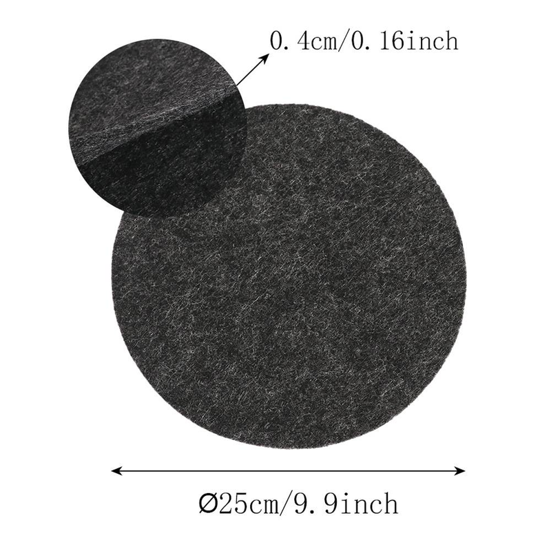 4pcs Felt Tableware Mat With A Thickness Of 3mm Protects The Desktop From Scalding And Damage_voghion.com