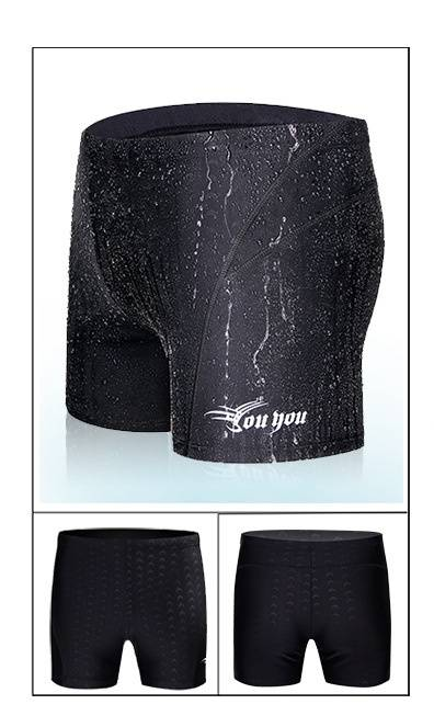 Men's Swimming Trunks, Men's Flat-angle Large-sized Hot Spring Swimming Trunks, Loose Swimming Trunks_voghion.com