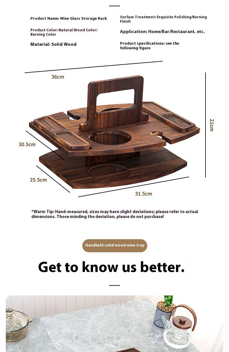 Multi-Purpose Wooden Wine Rack & Picnic Table – Scandinavian-Style Detachable 2-Tier Organizer For Bottles, Glasses & Snacks, Outdoor & Home Use_voghion.com