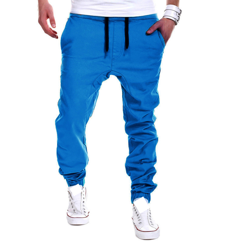 Pantalones deportivos casuales con cordón para hombre: transpirables, holgados y con cintura elástica, ideales para gimnasio y uso diario (varios colores y tallas disponibles)._voghion.com
