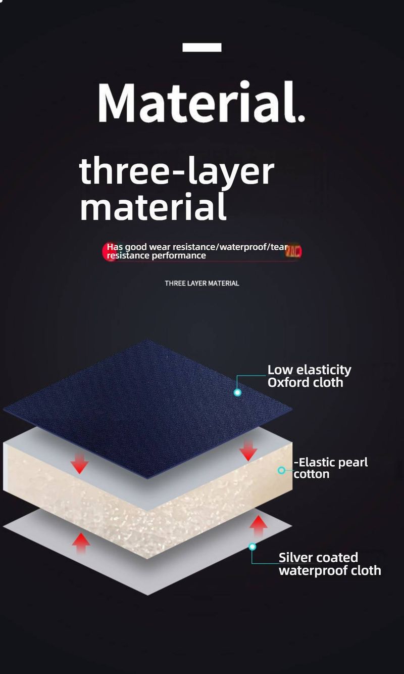 Extra dicke Camping-Isomatte – wasserdicht, rutschfest, verschiedene Größen (70 cm/80 cm/90 cm Breite) mit optionalem Kissen (Schwarz/Marineblau/Grau)_voghion.com