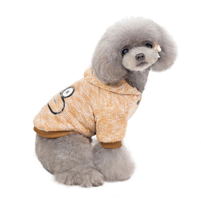 Cat Teddy Dog Höst- och vinterkläder för husdjur, fyrbenskläder, nya 19 Frog bomullskläder_voghion.com