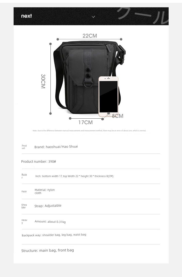 Sac de jambe résistant à l'usure, prix d'usine, pour sports de plein air, escalade, pêche_voghion.com