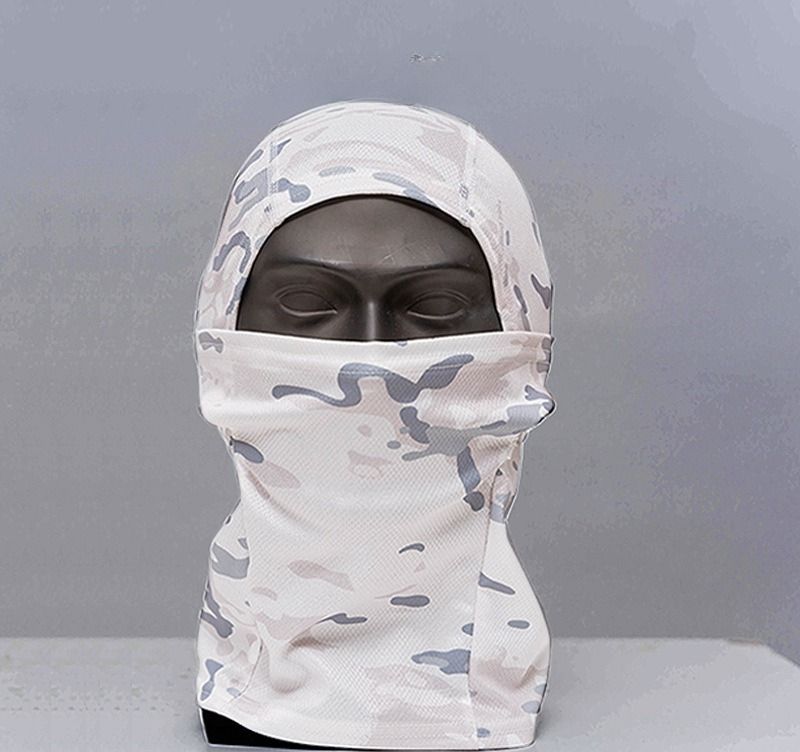 Sommer-Sonnenschutzmaske, Outdoor-Reiten, staubdicht, Camouflage-Kopfbedeckung, taktische Einloch-Kopfbedeckung, Kopftuch, Angeln_voghion.com