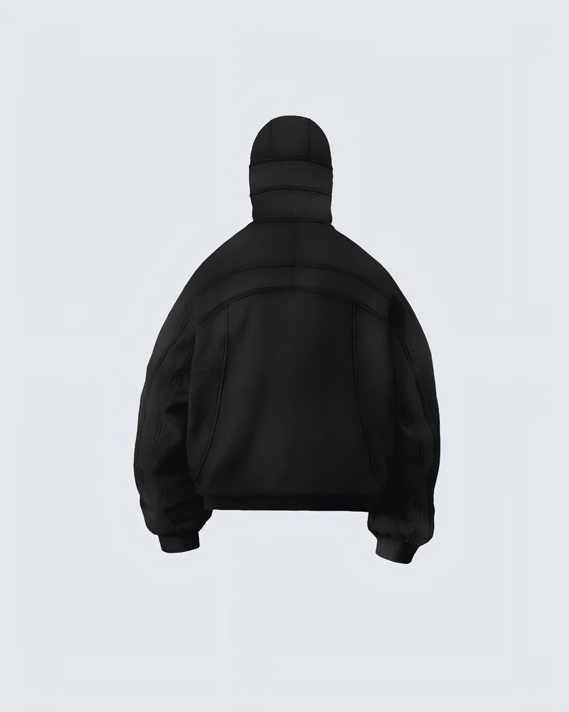 2025 Trendy Brand Single Cap Long Eyelet Design Kapuzenpullover mit Reißverschluss Full Face Herrenstil_voghion.com